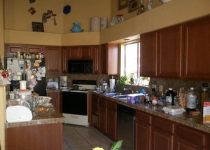 kitchen clutter