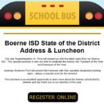 Boerne ISD State of the District Address and Luncheon 2018