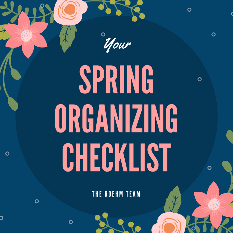 Your Spring Organizing Checklist - Boerne Real Estate For Sale