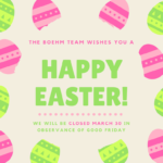 Happy Easter from The Boehm Team