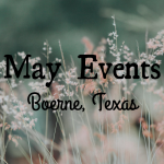 May 2019  Boerne Events