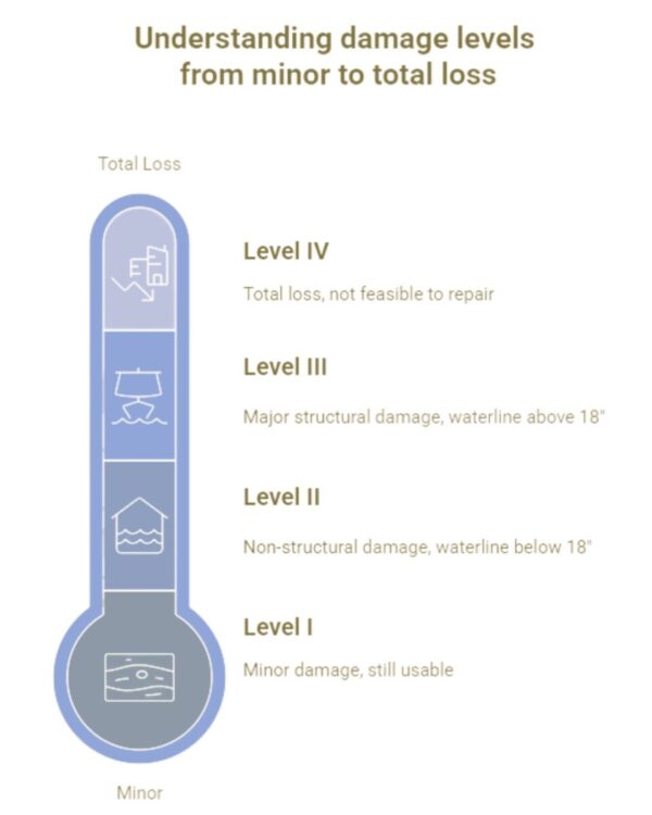 Understanding-Damage-Levels-BT-600x750 Property Tax Relief Available for Flood-Damaged Properties in Declared Texas Disaster Counties Boehm Team Featured Properties Understanding-Damage-Levels-BT-600x750