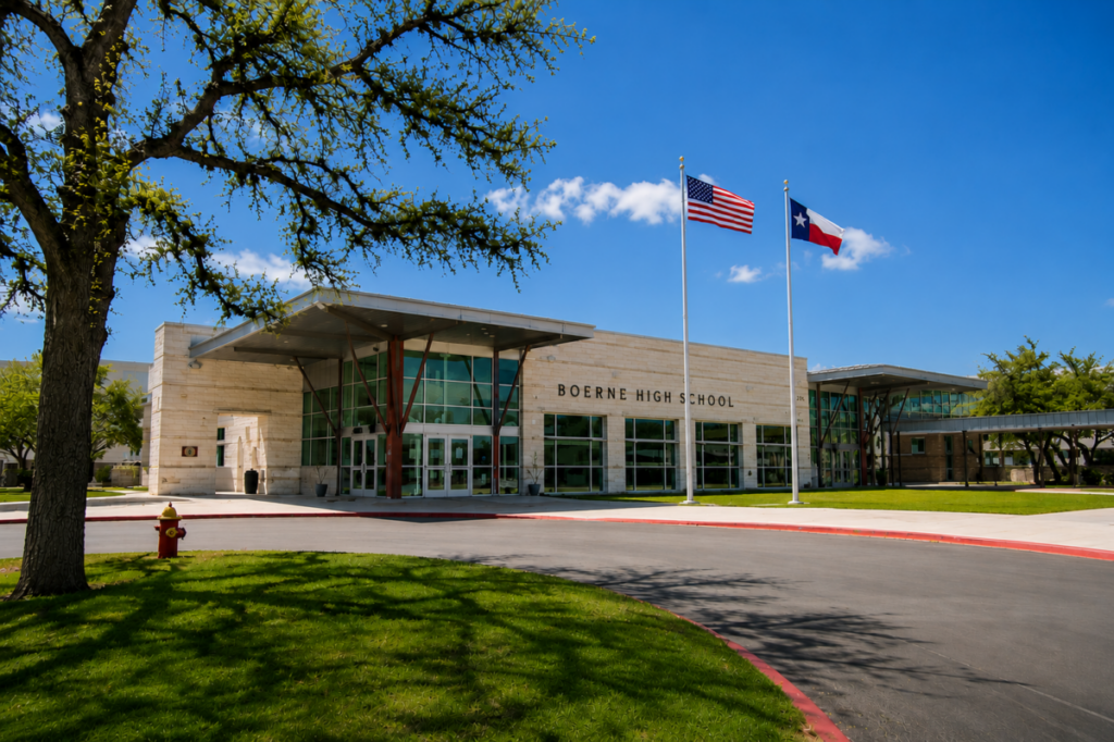 Boerne-High-School-Exterior-1024x682 What Should Homebuyers Know About Schools In Boerne, TX? Boehm Team Featured Properties Boerne-High-School-Exterior-1024x682
